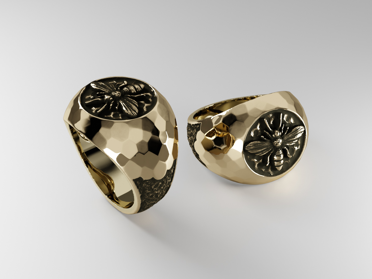 Signet Ring. Custom Jewellery Design.